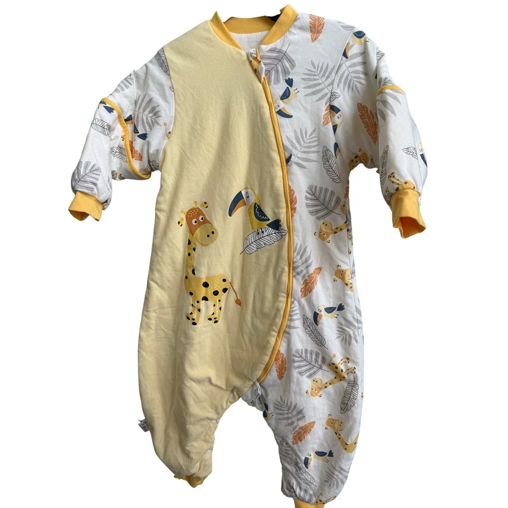 Baby Yellow Safari Giraffe Toucan Antibacterial Sleep Sack Wearable Blanket Kids